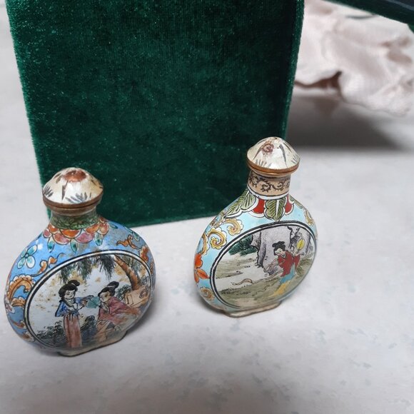 Antique Chinese Porcelain Snuff Bottle - Story Art - Picture 8 of 11
